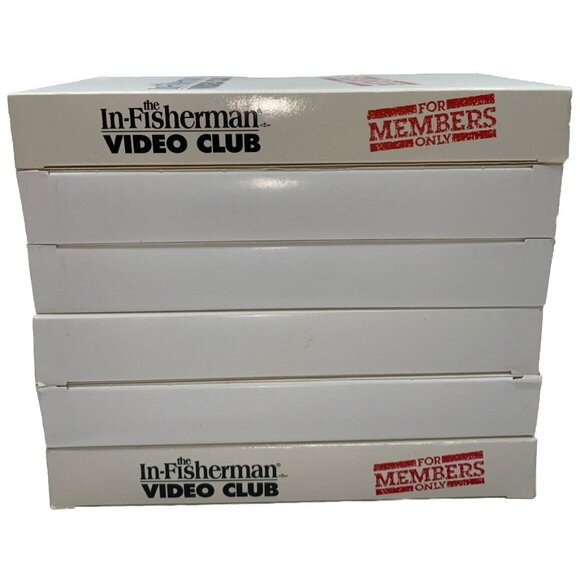 6 Fishing VHS In-Fisherman Video Club Walleye Bass Panfish Lures Fishing - Picture 2 of 6